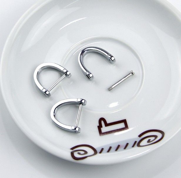 Car Key Chain Horseshoe Buckle Other Silver Horseshoe buckle: Silver view 2