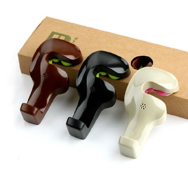Car Hook ABS Multi Function Hidden Chair Back Hook Brown view 3