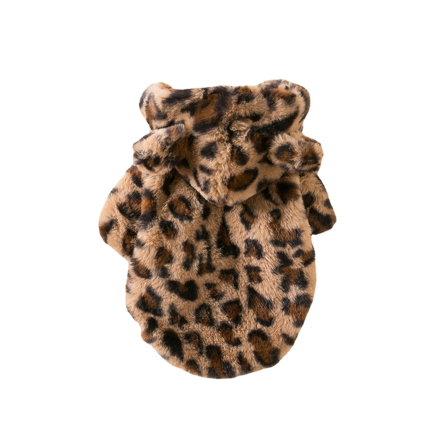 Odd Pet Leopard Print Thickened Dog Cat Coat Leopard Pink XXL view 7