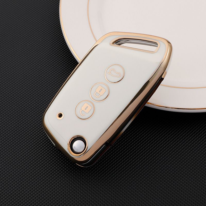Baojun Key Cover TPU Case RS3 RS5 RC6 E300 Granny Grey view 3
