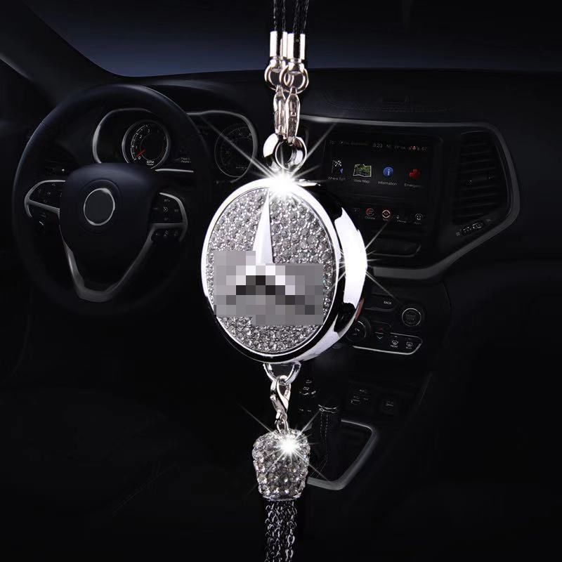 Car Perfume Pendant Car Logo Diamond Ornament Modern view 3