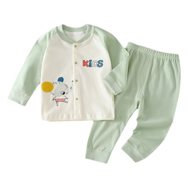 It's Warm Baby Cotton Two Piece Set Long Sleeve Cartoon mouse (flesh color) 80cm view 2
