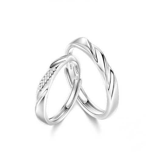 Fang qi Copper Mobius Ring for Couple Love Frequency Men's view 4