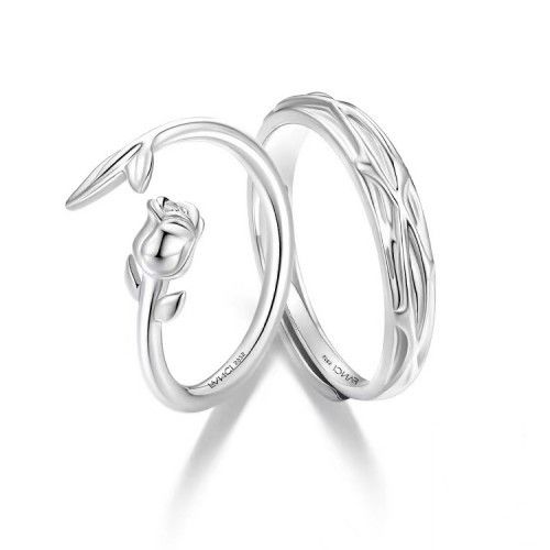 Fang qi Copper Mobius Ring for Couple Little Prince and Rose Men's