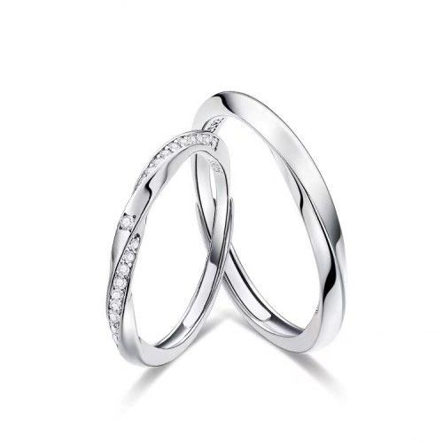 Fang qi Copper Mobius Ring for Couple Infinite Love Women's