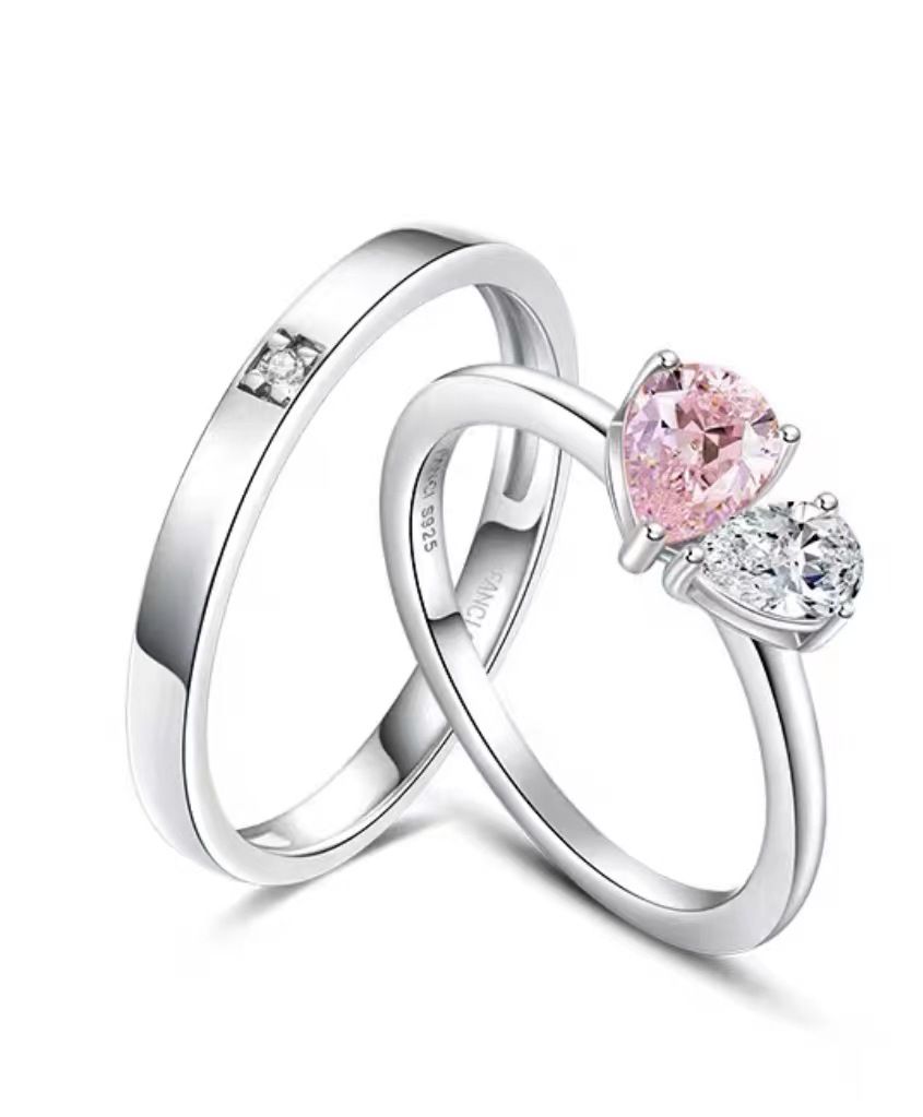 Fang qi Copper Mobius Ring for Couple Accompany A pair
