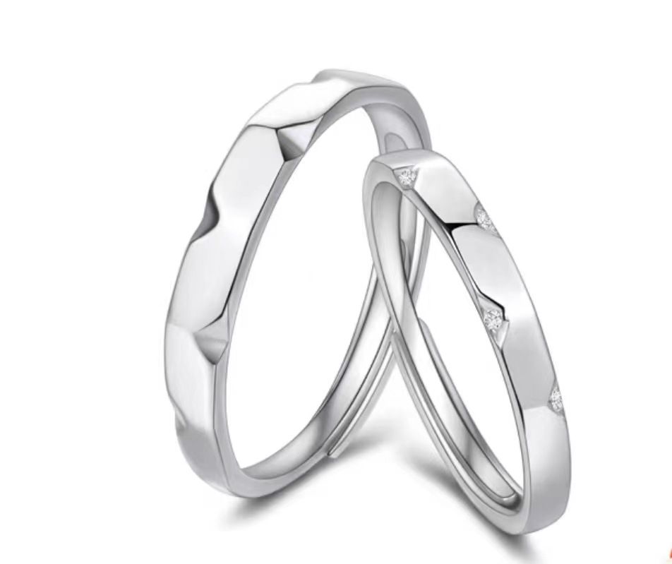 Fang qi Copper Mobius Ring for Couple Touch heart Women's
