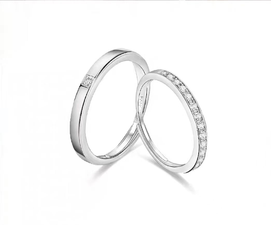 Fang qi Copper Mobius Ring for Couple Wonderful Men's