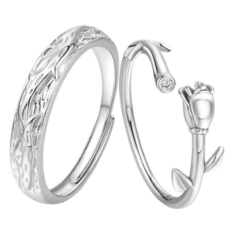 Fang qi Copper Mobius Ring for Couple Wonderful A pair view 2