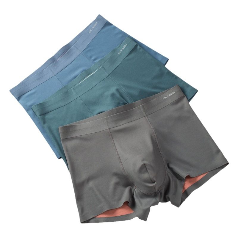 100 Pcs Modal Men Underwear Antibacterial Breathable... Xinghe Silver 4XL view 2