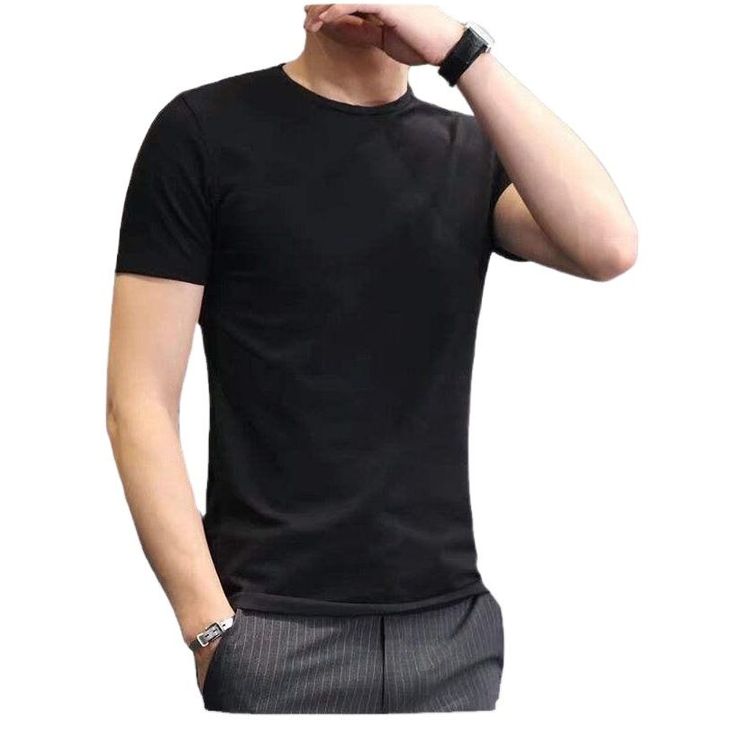 Men Tshirt White Slim Fit Short Sleeve White [slim edition]] 3XL view 2