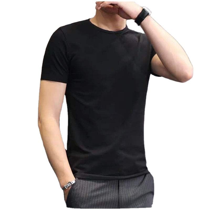 Men Tshirt White Slim Fit Short Sleeve White [loose version]] view 7