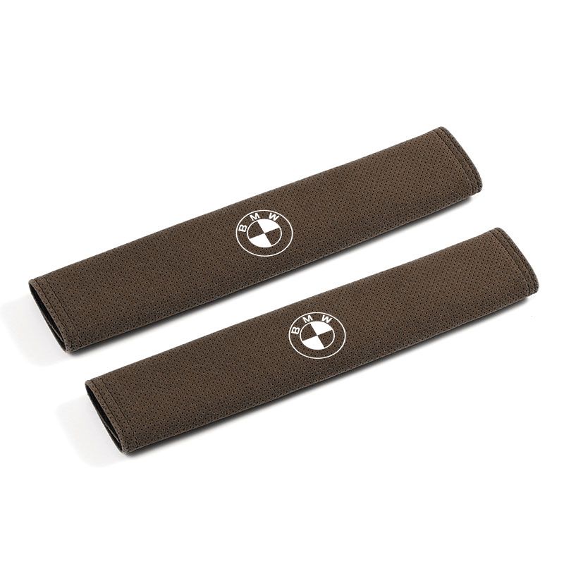 BMW Seat Belt Shoulder Protector Suede 31.2 * 6.5cm black single view 5