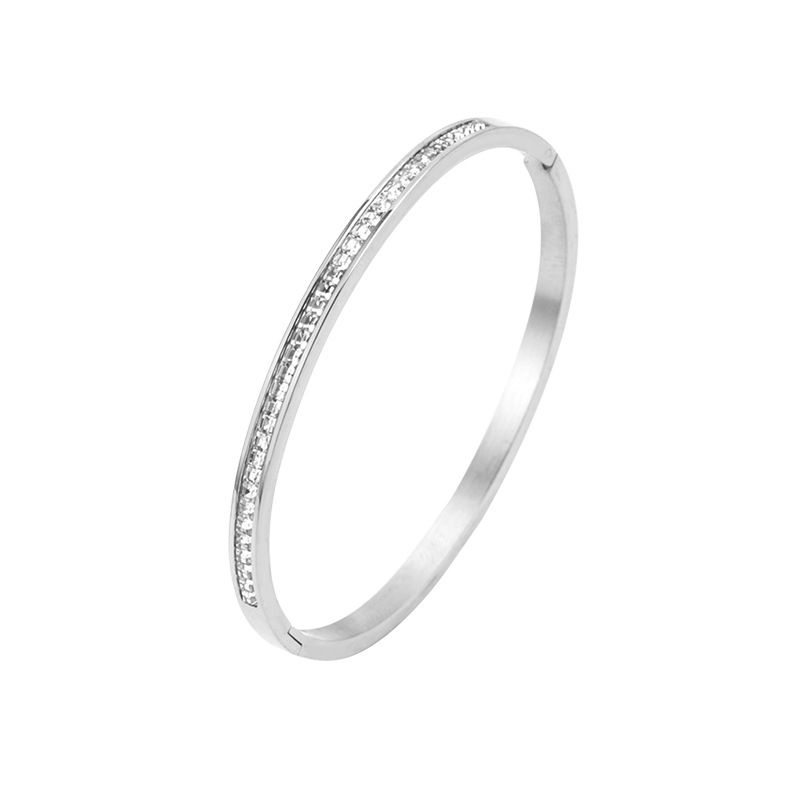 Starry Bracelet Yinting Titanium Steel Diamond Starry diamond bracelet [rose view 7