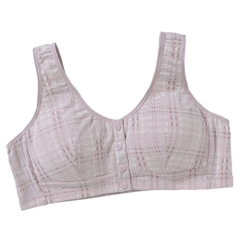 Women Cotton Front Closure Bra Gather Support Skin color 40/90 [60.50 kg-67.50 kg] view 2