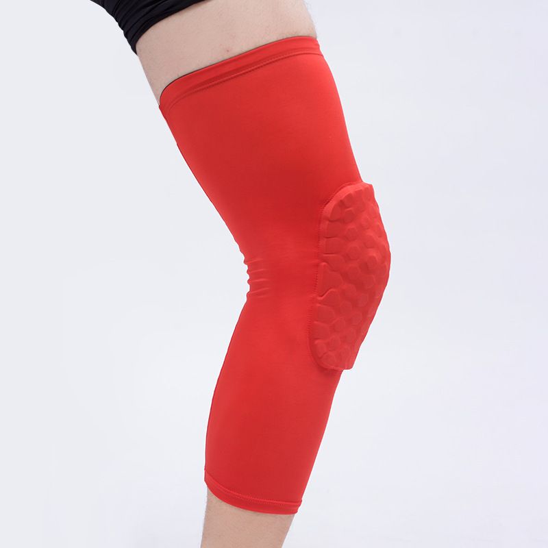Pro Honeycomb Knee Pads Regular Script Spandex Black view 5
