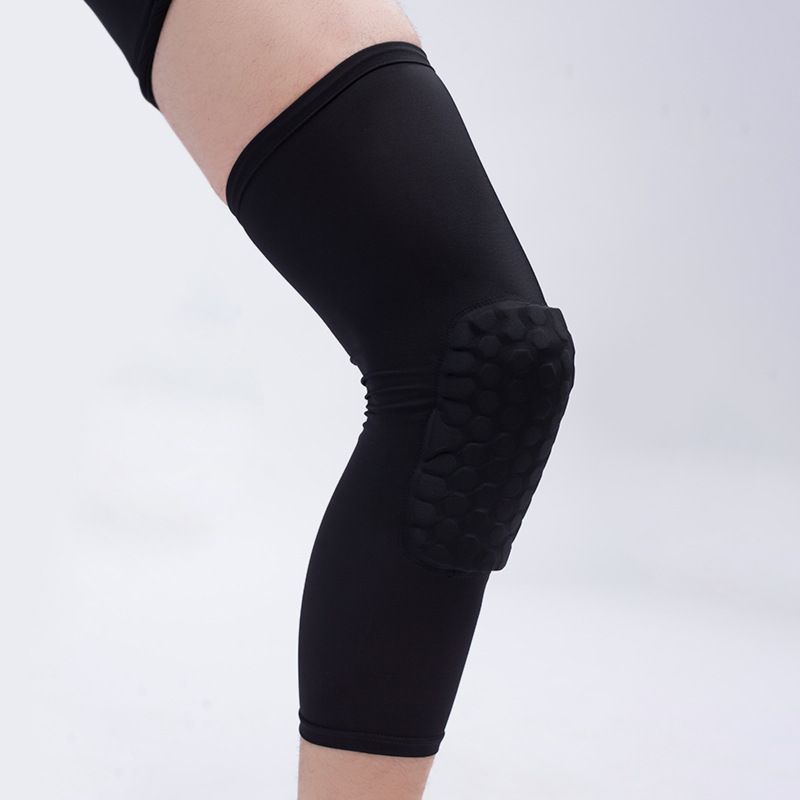 Pro Honeycomb Knee Pads Regular Script Spandex Black view 3
