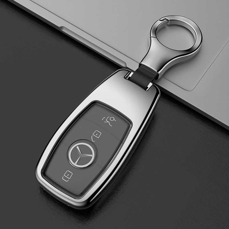 Borden Mercedes Benz Key Shell Zinc Alloy Silver-Finger Buckle — image 1