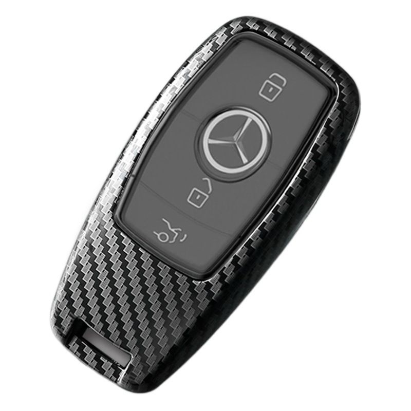 Borden Mercedes Benz Key Shell Zinc Alloy Carbon fiber color-finger buckle view 2