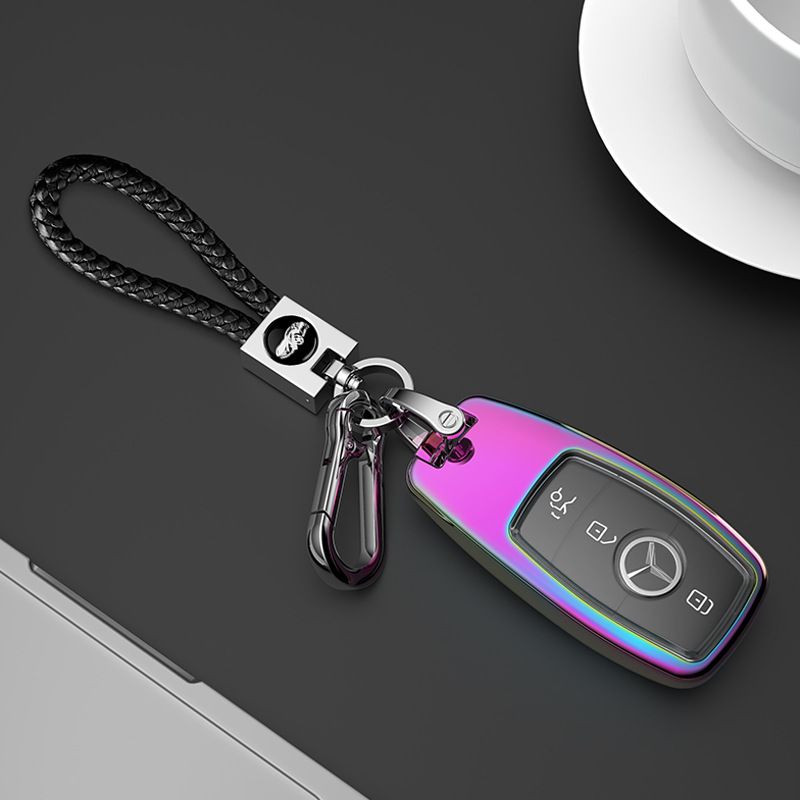 Borden Mercedes Benz Key Shell Zinc Alloy Color-hand rope double buckle — image 1