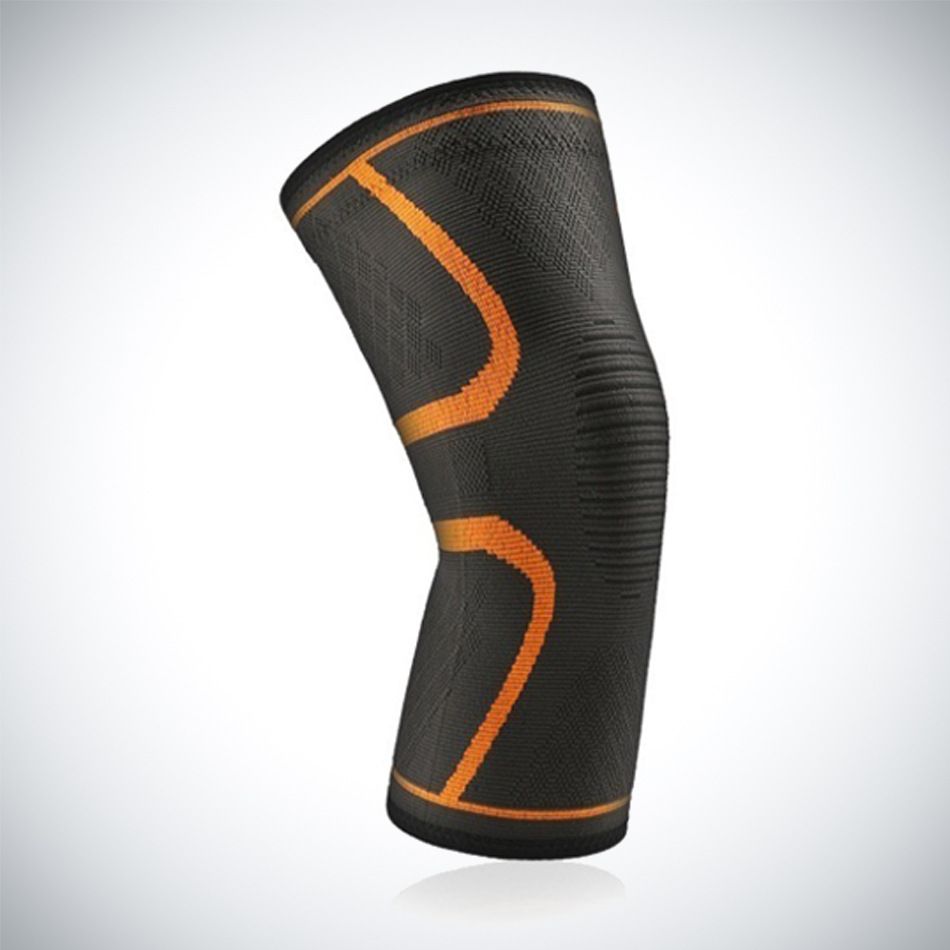 Worhdefence Knee Pads Nylon Basketball Sports Orange [single pack]] [L Code]