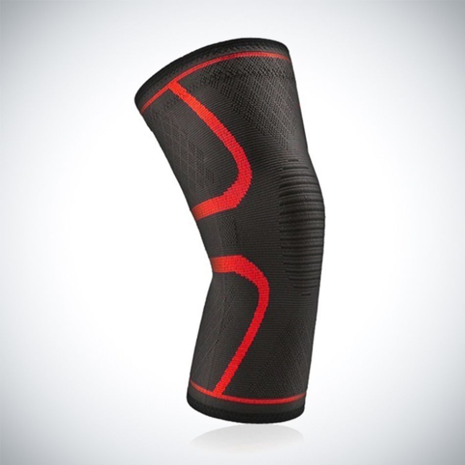 Worhdefence Knee Pads Nylon Basketball Sports Red [Single Pack]] [L Code]