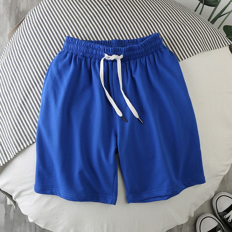 Men Summer Casual Straight Solid Polyester Elastic... Green view 6
