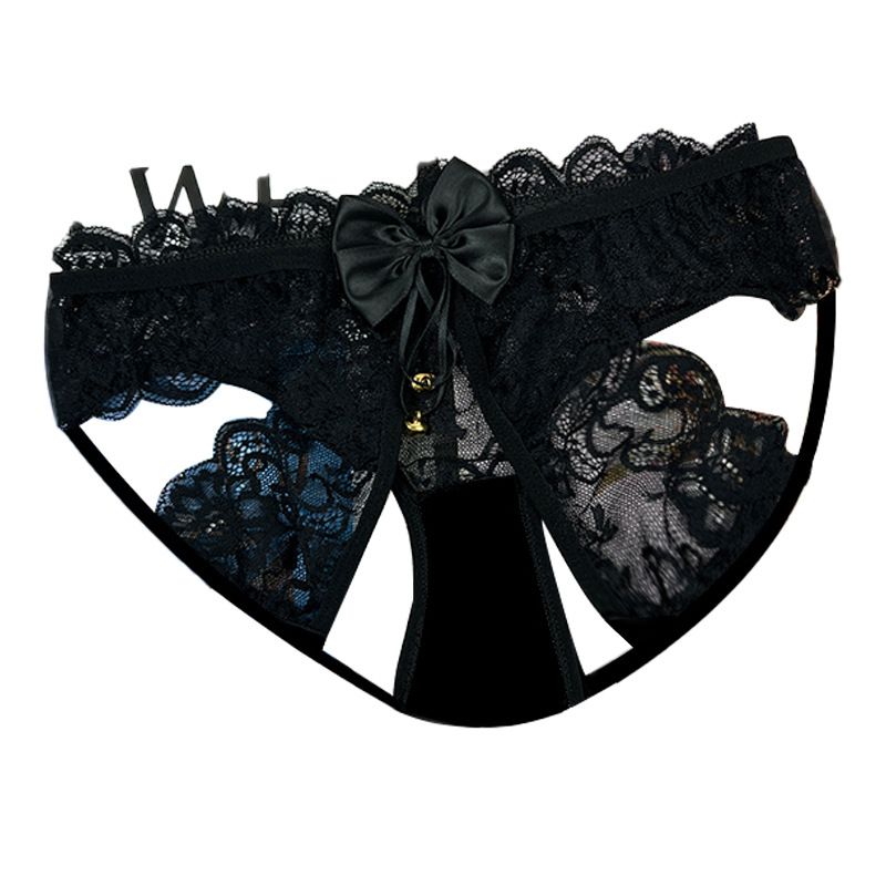 Women Lace Open Crotch Thong Danjiaoxi Yun 5195 Pink Average code recommended view 6