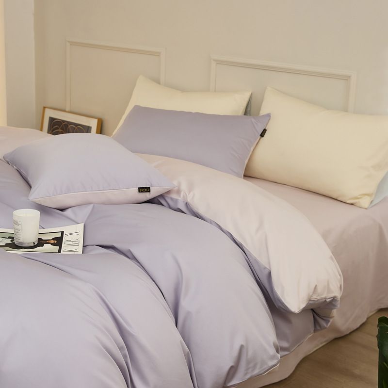 MSY 100 Count Pure Cotton Bedding Set 1.2m sheets set of three (quilt cover view 3
