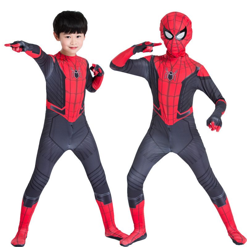 Spiderman Cosplay Costume Milk Silk One Piece Suit Bloody Edge Armor + view 4