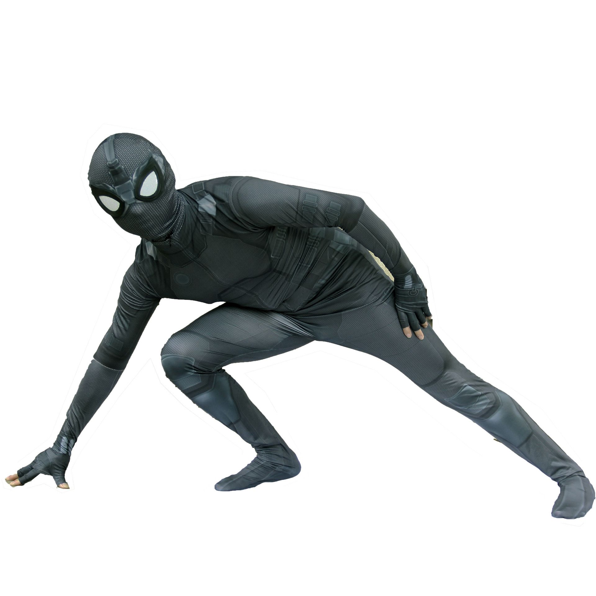Spiderman Cosplay Costume Milk Silk One Piece Suit Stealth suit (common
