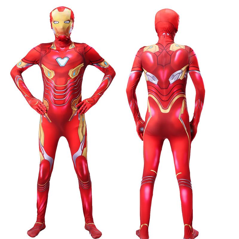 Spiderman Cosplay Costume Milk Silk One Piece Suit Bloody Edge Armor +