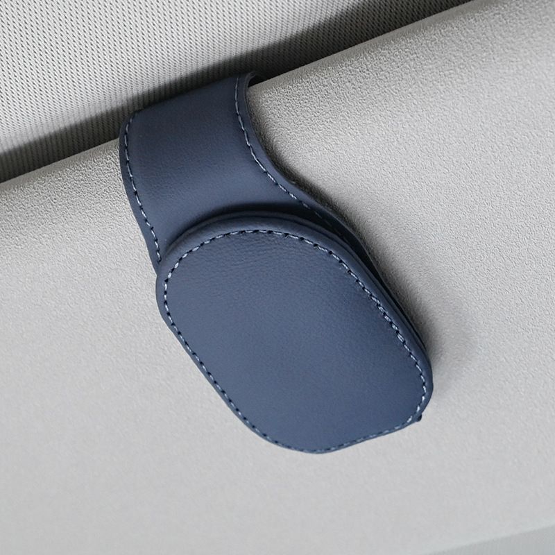 Panoz Car Sun Visor Glasses Clip Card Holder Blue — image 1