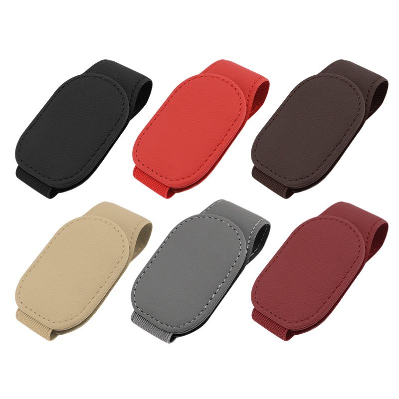 Panoz Car Sun Visor Glasses Clip Card Holder Carbon fiber Black view 4