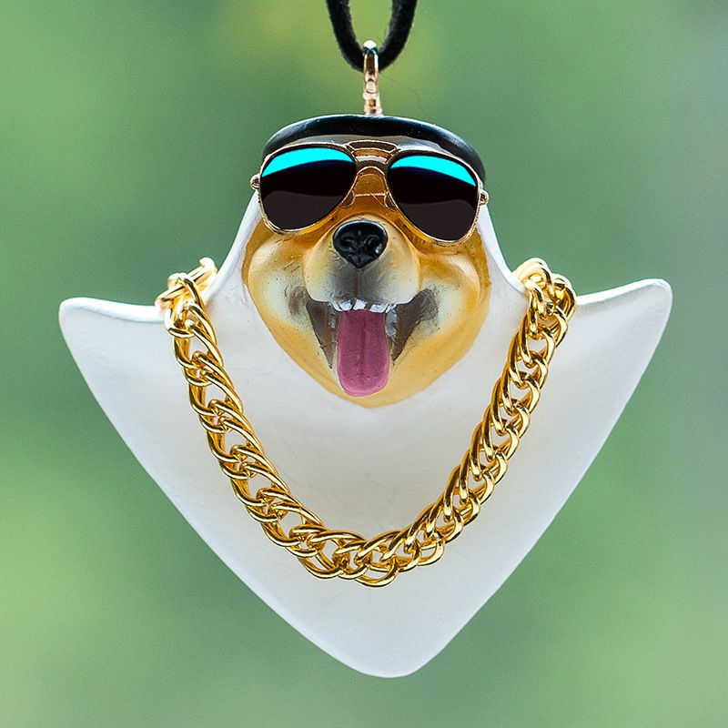 Car Hanging Decoration Xiangche Line Resin Cartoon Akita The richest duck view 5