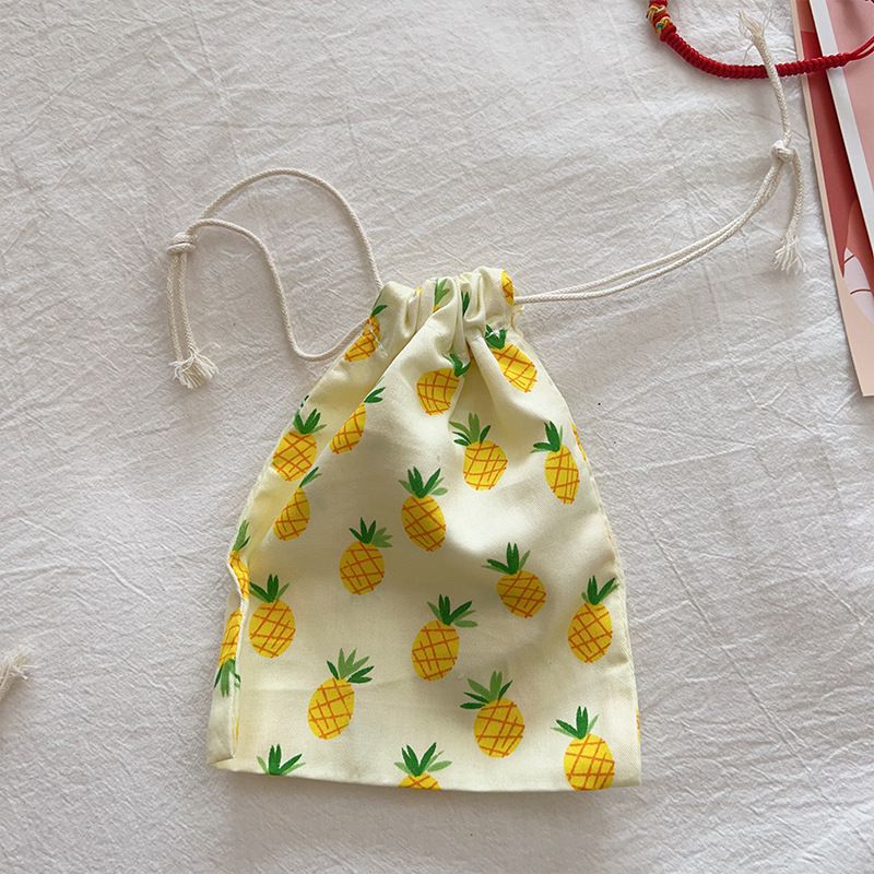 Dear Cotton Travel Storage Bag BYBY-198 Pineapple-cotton material
