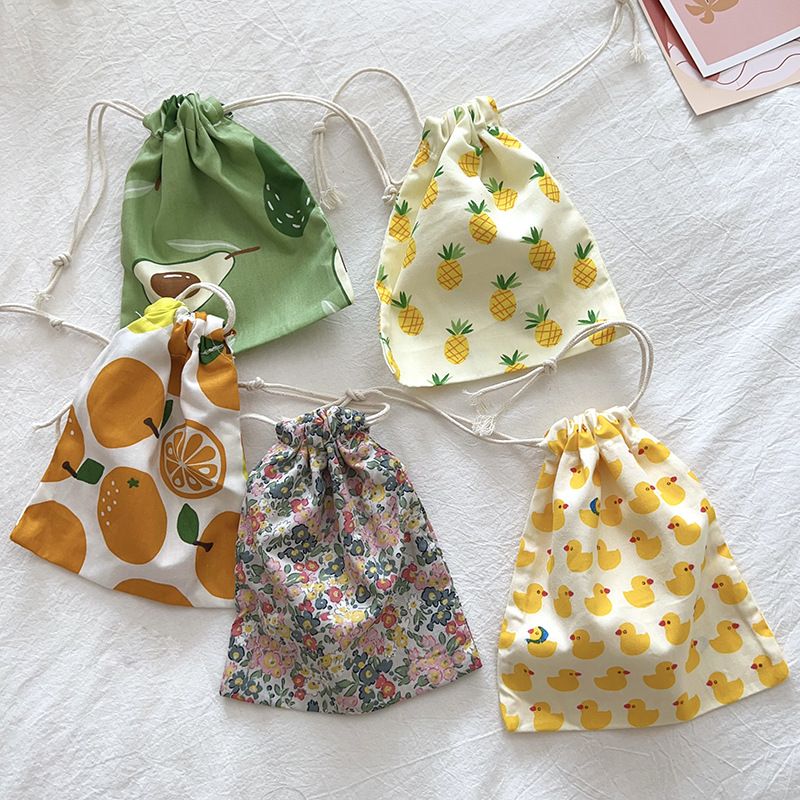 Dear Cotton Travel Storage Bag BYBY-198 Small yellow duck-cotton material view 4