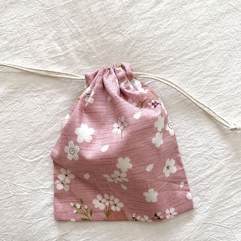 Dear Travel Storage Bag Cotton Multi-Purpose BYBY-198 Pink cherry