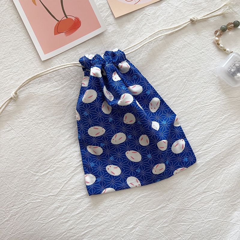 Dear Travel Storage Bag Cotton Multi-Purpose BYBY-198 Blue background