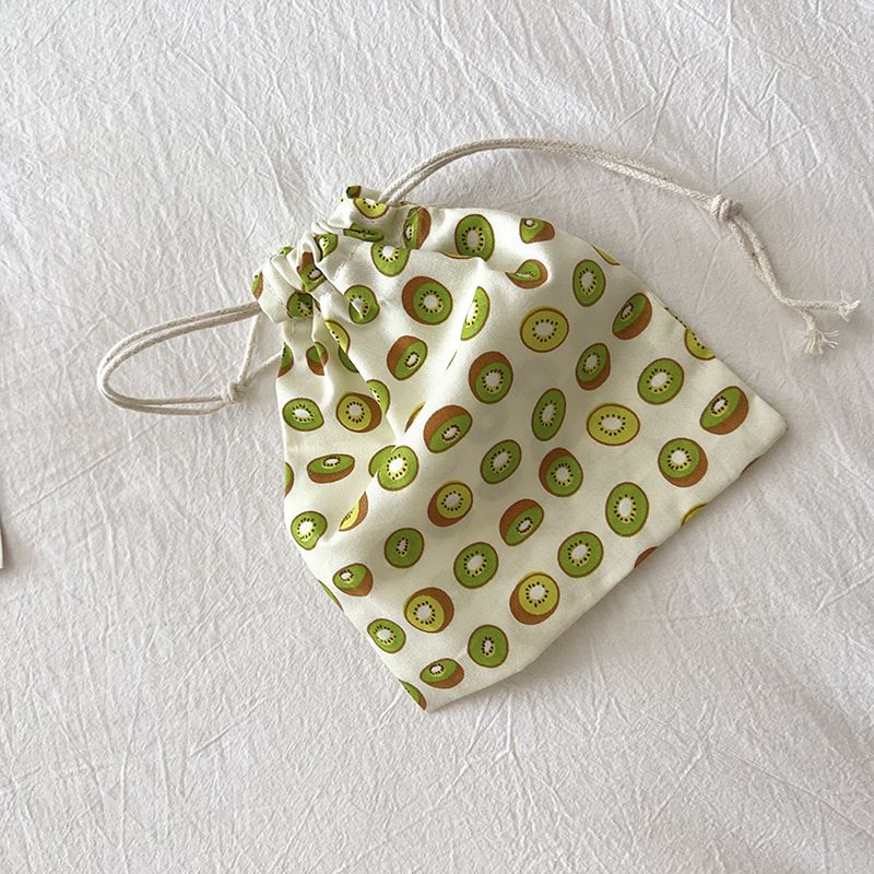 Dear Travel Storage Bag Cotton Multi-Purpose BYBY-198 Kiwi fruit-cotton material