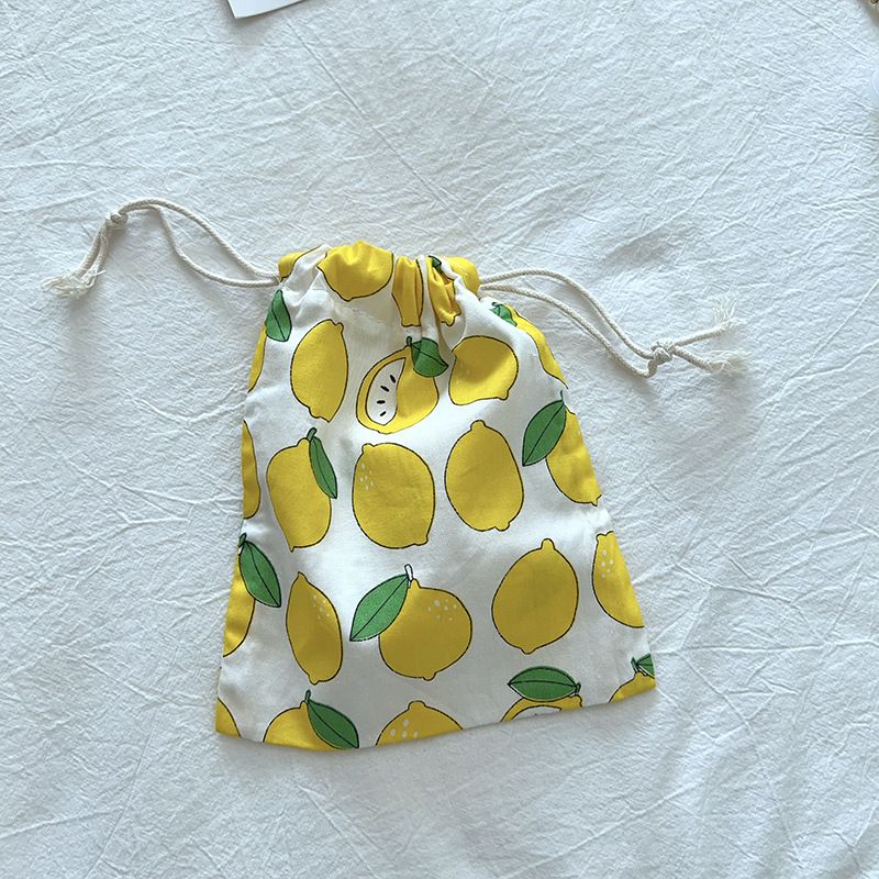 Dear Travel Storage Bag Cotton Multi-Purpose BYBY-198 Lemon-cotton material