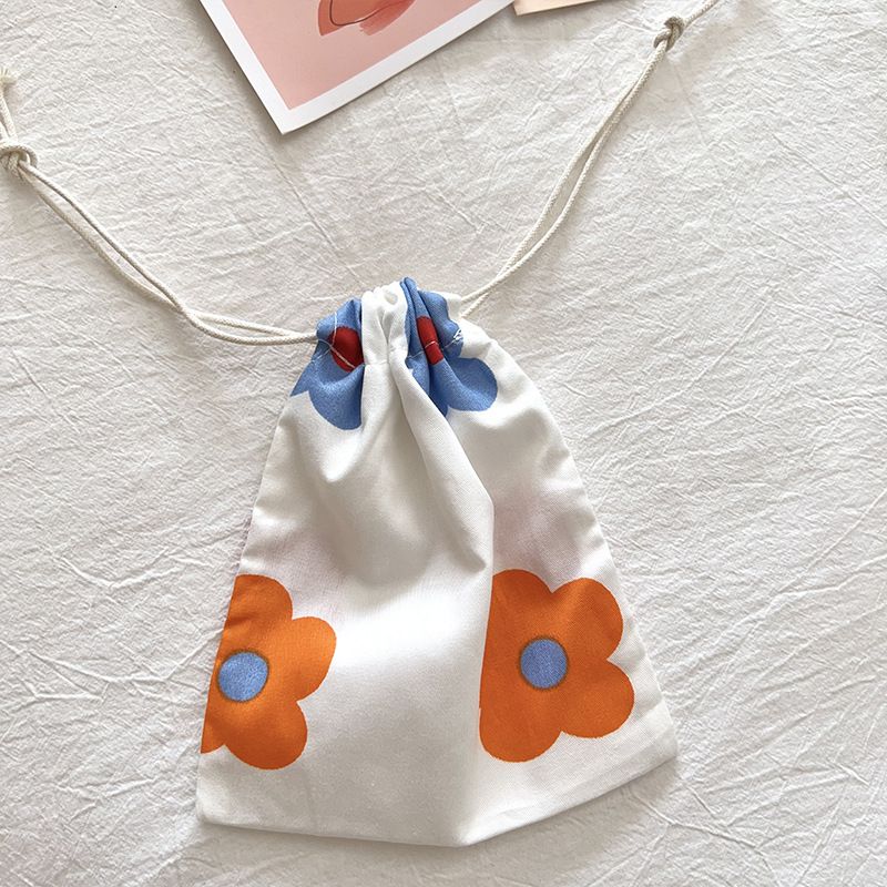 Dear Travel Storage Bag Cotton Multi-Purpose BYBY-198 Small flower-cotton material