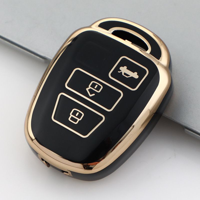 Morning and Evening Toyota Key Case TPU Gray-Two keys view 6