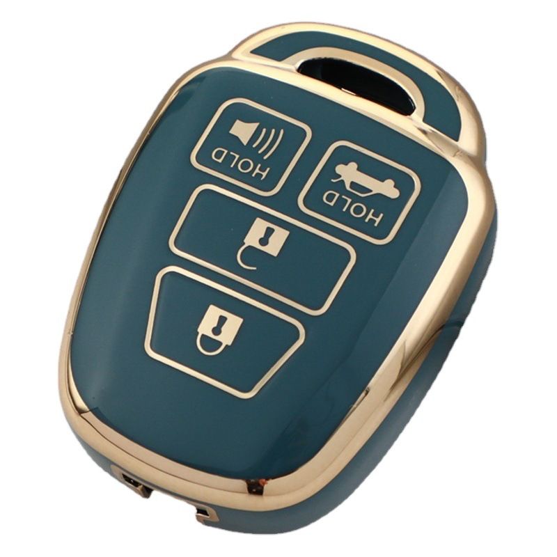 Morning and Evening Toyota Key Case TPU Black-Triple Key view 2