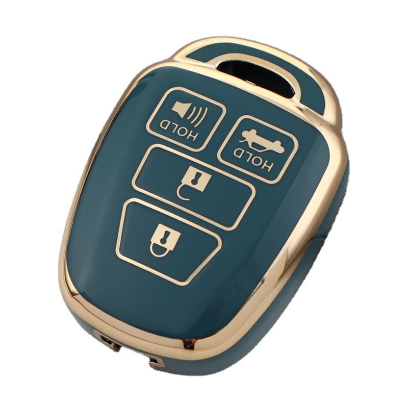 Morning and Evening Toyota Key Case TPU Black-Four Key view 7