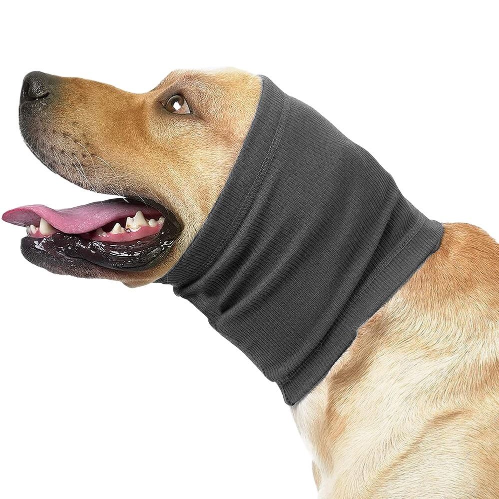 Pet Dog Ear Muffs Anti Noise Soft Winter Warm Blue Code S view 2