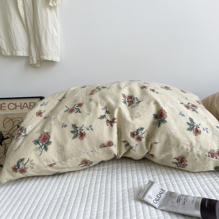 Pure Cotton Pillowcase 48x74cm Vintage flower L 48*74 single pillowcase