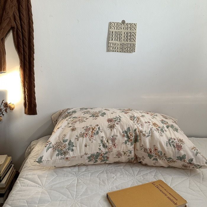 Pure Cotton Pillowcase 48x74cm Wild tea Chunyuan L 48*74 pillowcase 1 pair