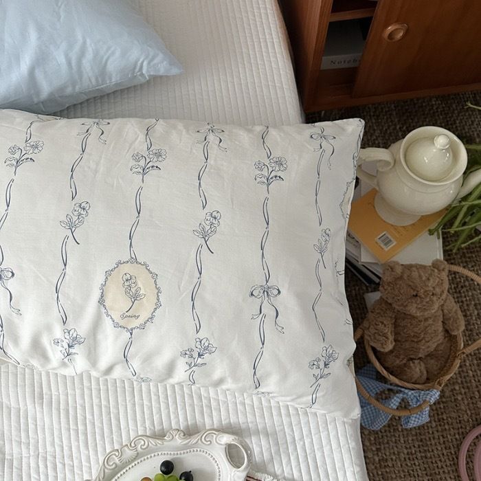 Pure Cotton Pillowcase 48x74cm South France holiday L 48*74 pillowcase 1 pair