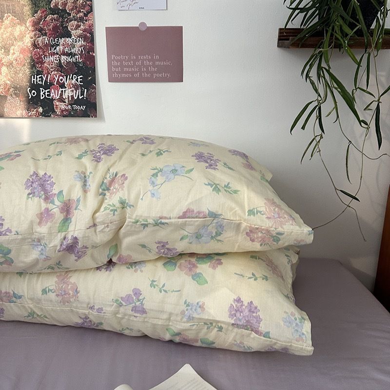 Pure Cotton Pillowcase 48x74cm Xiaoxiang cheese L 48*74 pillowcase 1 pair